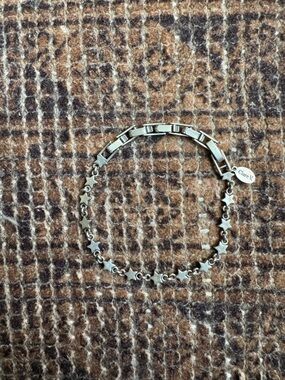Clare V. Silver Star Link Bracelet